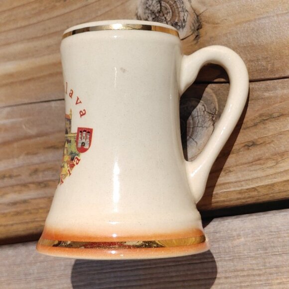Vintage Bratislava Slovakia Mini Stein Shot Glass - Picture 3 of 5